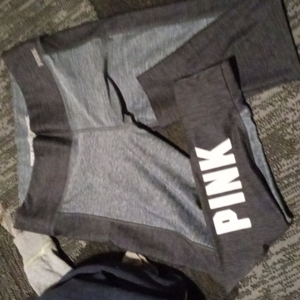Pink leggings Capri size medium